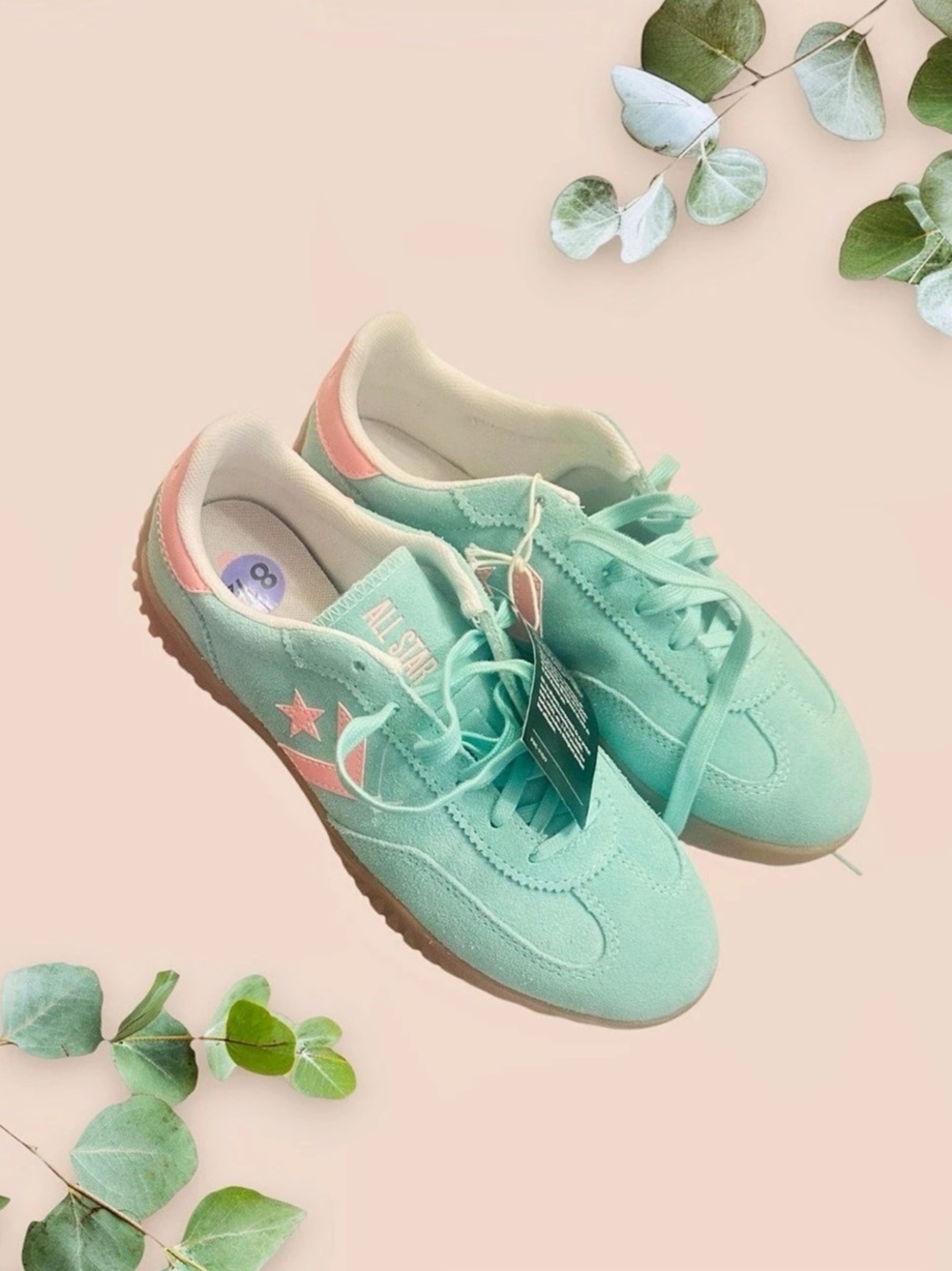 Converse Run Star Hike Sneakers Green & Pink US 8.5
